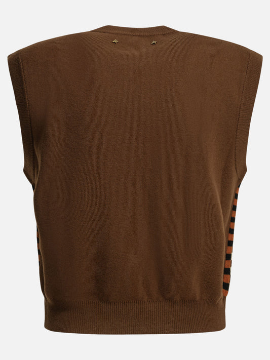 Vests Textured knit Brown - Golden Goose Women | PLP | VIETTI Online Store | 2