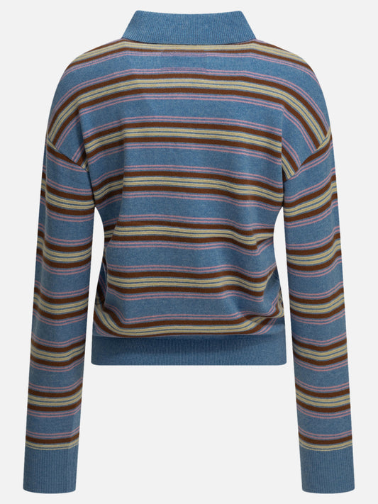 Guest in Residence "College" Polo Sweater Blue