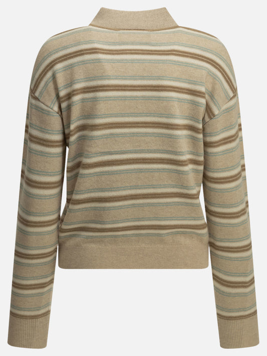 Guest in Residence "College" Polo Sweater Beige