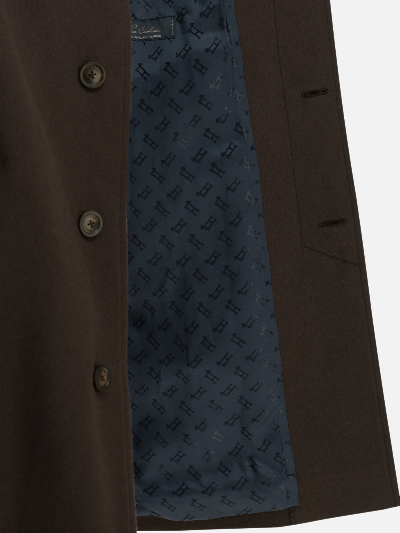 Long coats Solid colour Brown - Herno Men | PDP | VIETTI Online Store | Zoom-Modal_6