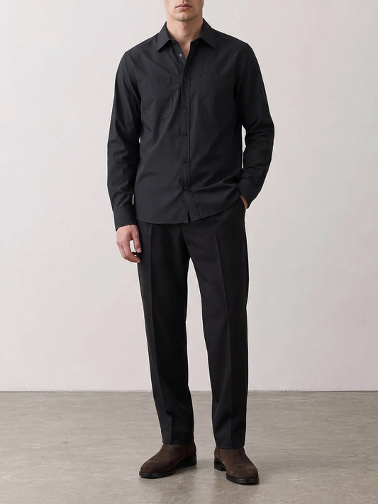 Casual shirts Solid colour Blue - Herno Men | PLP | VIETTI Online Store | 2