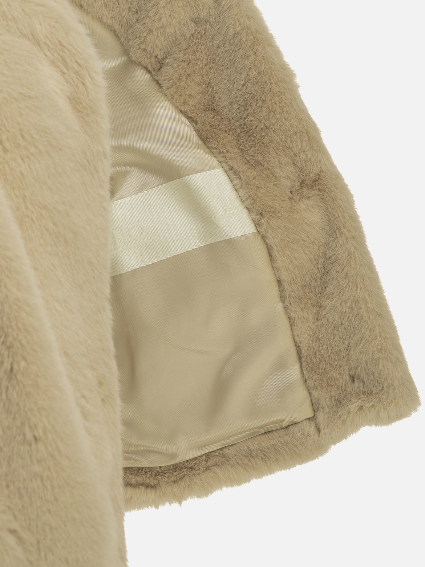 Short coats Solid colour Beige - Herno Women | PDP | VIETTI Online Store | Zoom-Modal_4