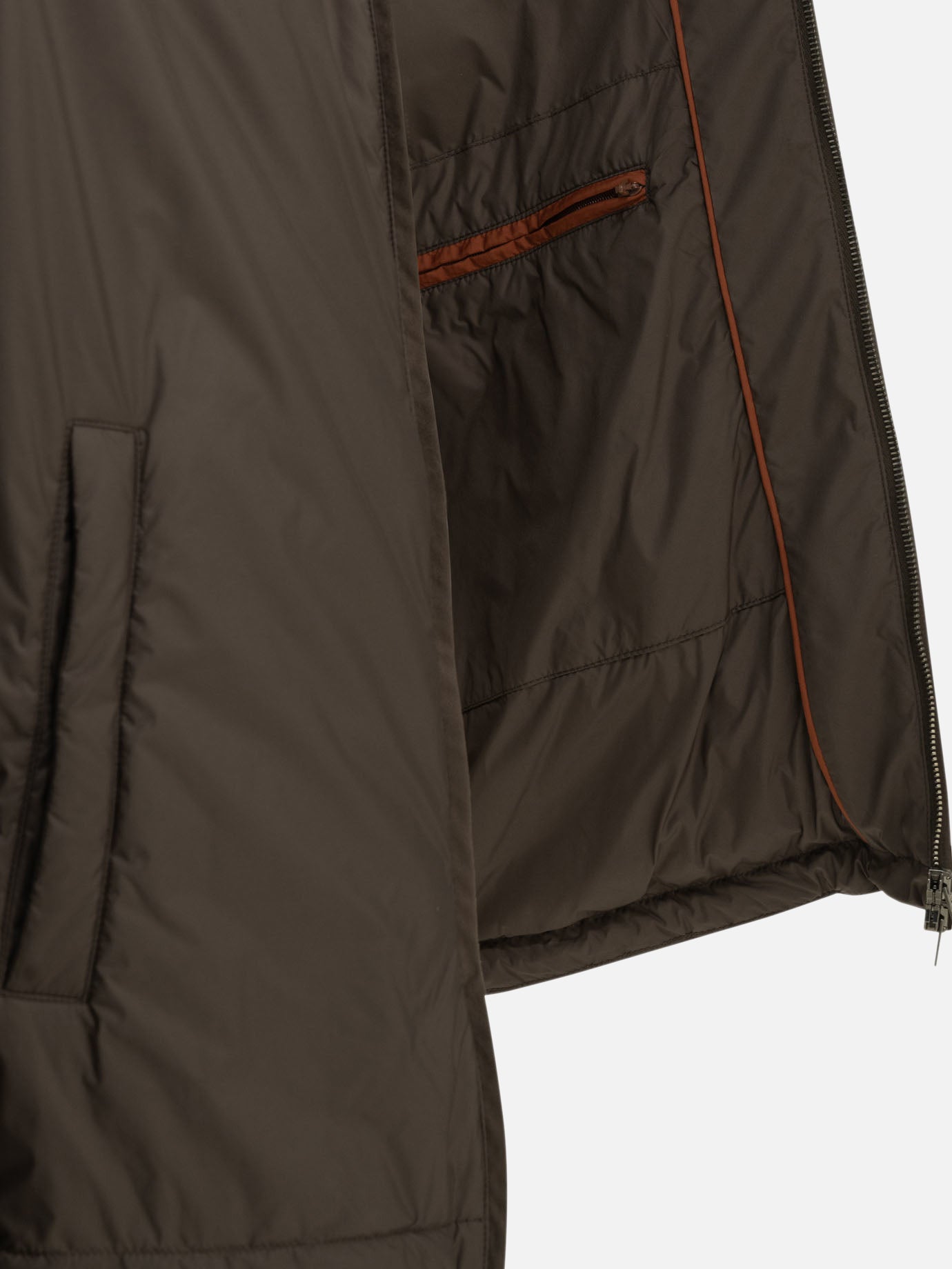 Quilted & Utility Jackets Solid colour Brown - Herno Men | PDP | VIETTI Online Store | Zoom-Modal_4