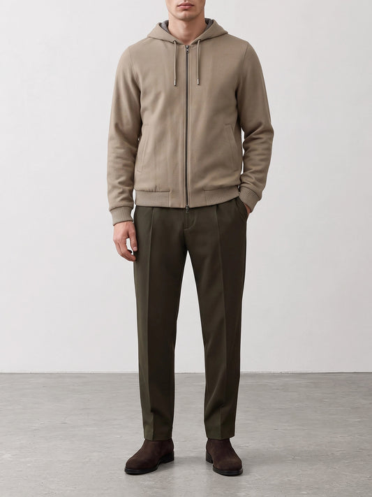 Quilted & Utility Jackets Solid colour Beige - Herno Men | PLP | VIETTI Online Store | 2