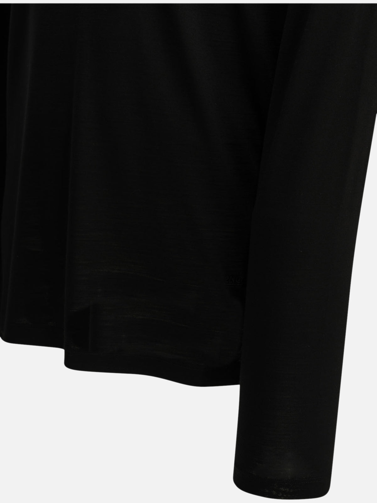 Herno Round-neck wool T-shirt Black