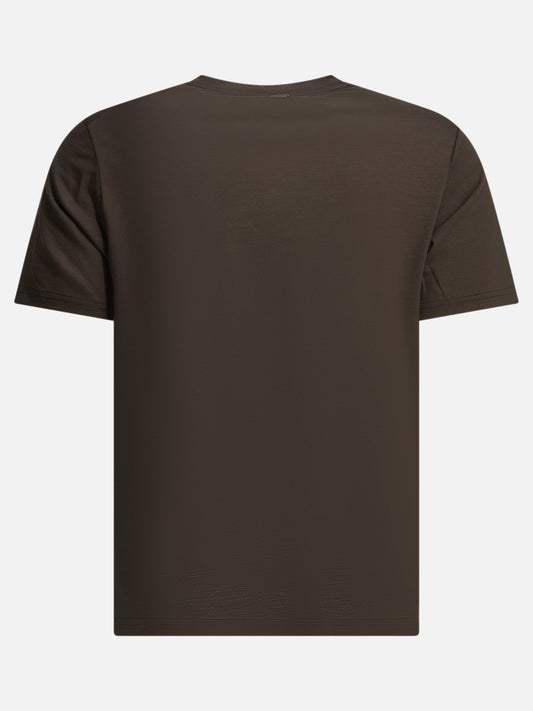 Crewneck t-shirts Solid colour Brown - Herno Men | PLP | VIETTI Online Store | 2