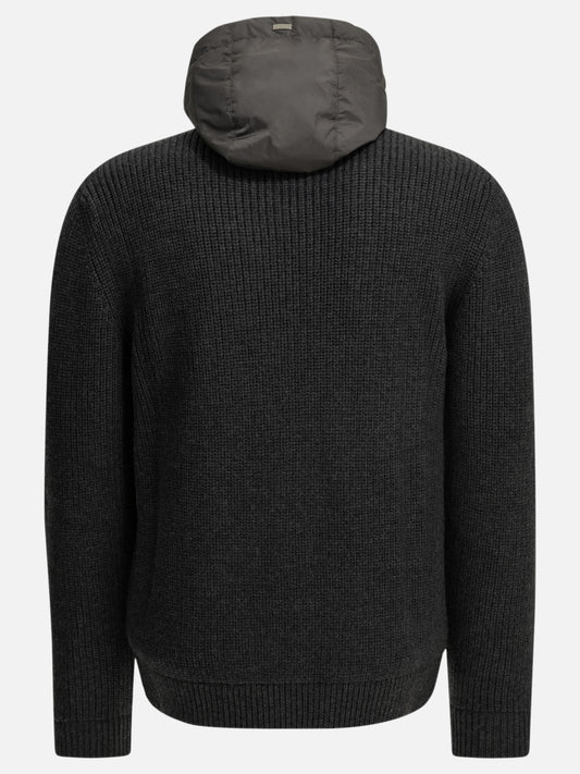 Herno "Chamonix" Short Coat Grey
