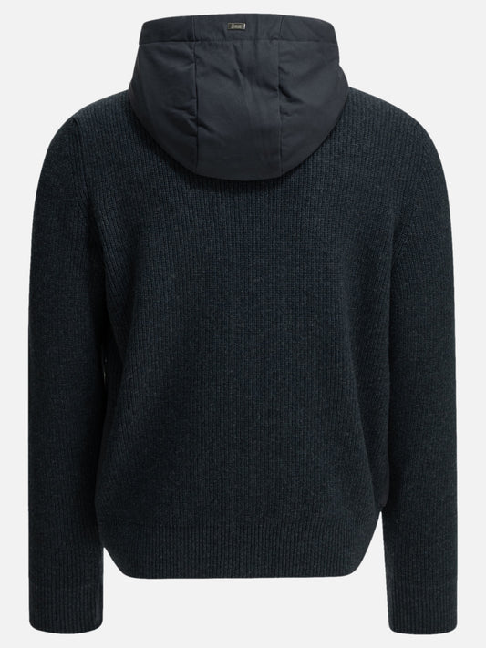 Quilted & Utility Jackets Solid colour Blue - Herno Men | PLP | VIETTI Online Store | 2