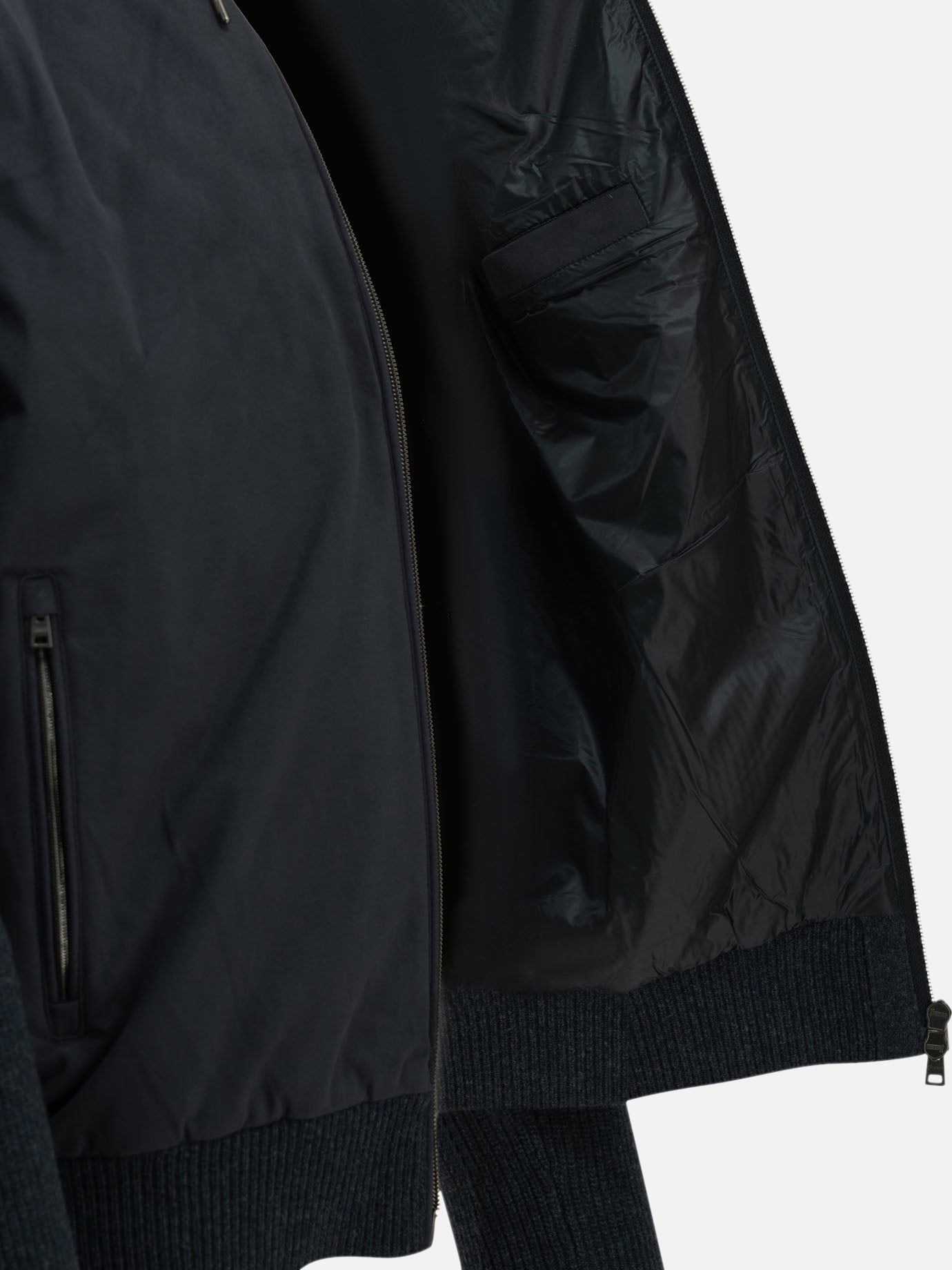 Quilted & Utility Jackets Solid colour Blue - Herno Men | PDP | VIETTI Online Store | Zoom-Modal_4