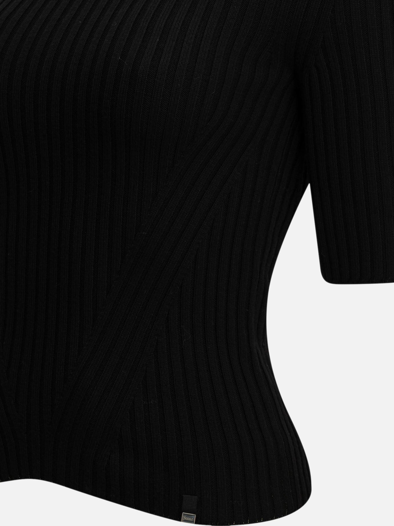 Herno Wool Turtleneck Sweater Black