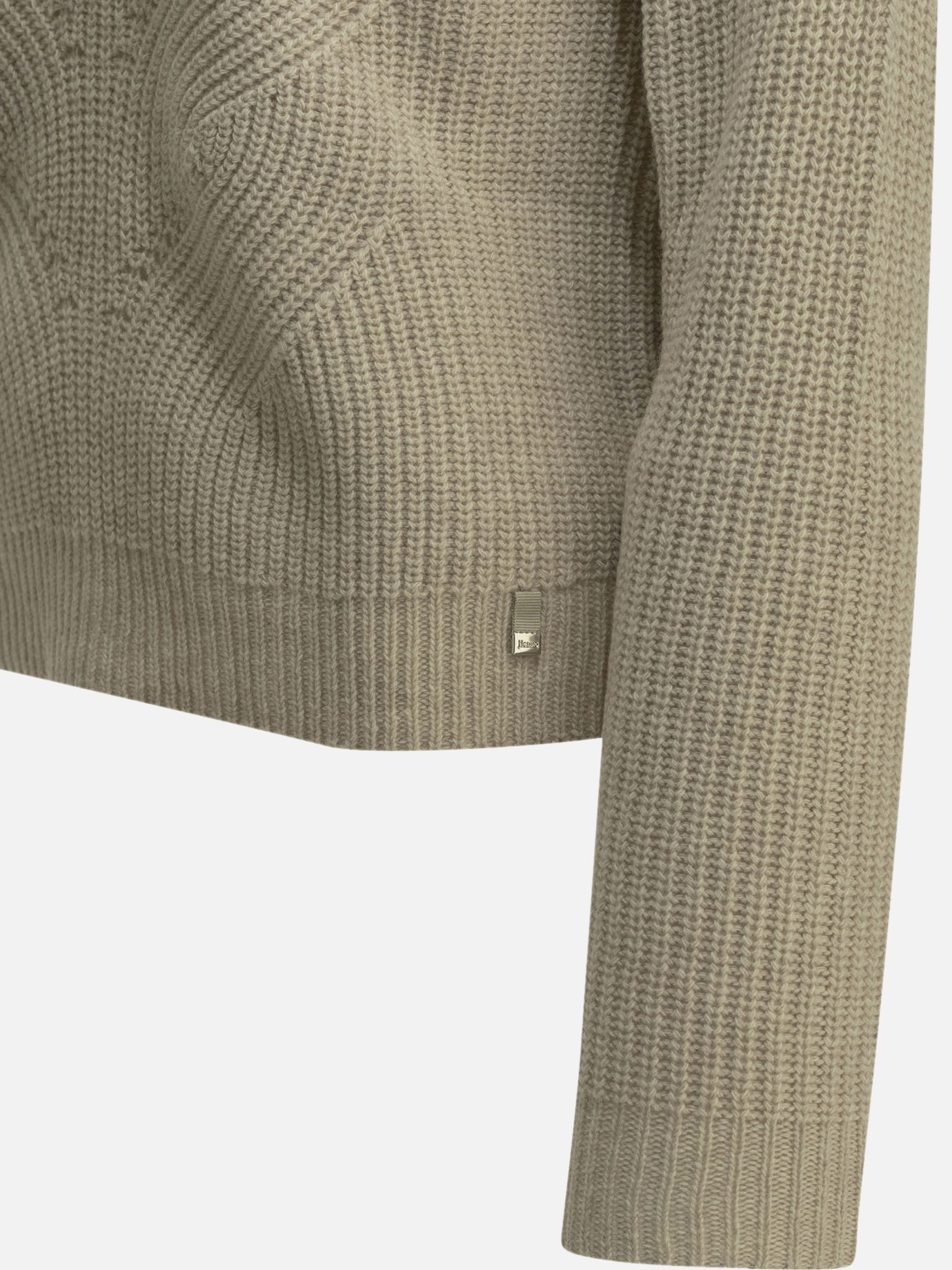 Turtleneck sweaters Textured knit Beige - Herno Women | PDP | VIETTI Online Store | Zoom-Modal_4