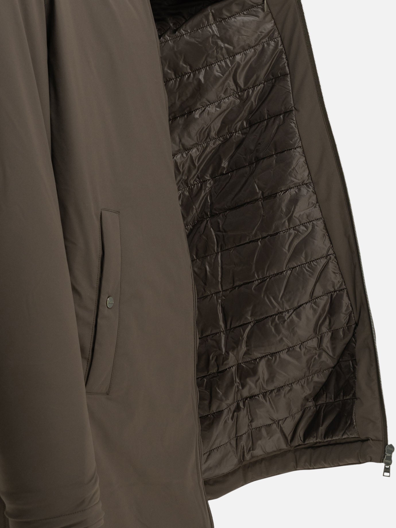 Down coats Solid colour Brown - Herno Men | PDP | VIETTI Online Store | Zoom-Modal_6