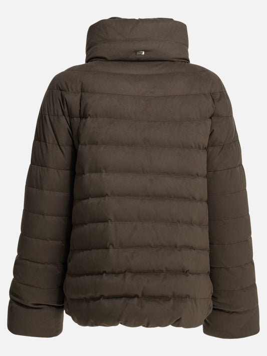 Down jackets Solid colour Brown - Herno Women | PDP | VIETTI Online Store | 2