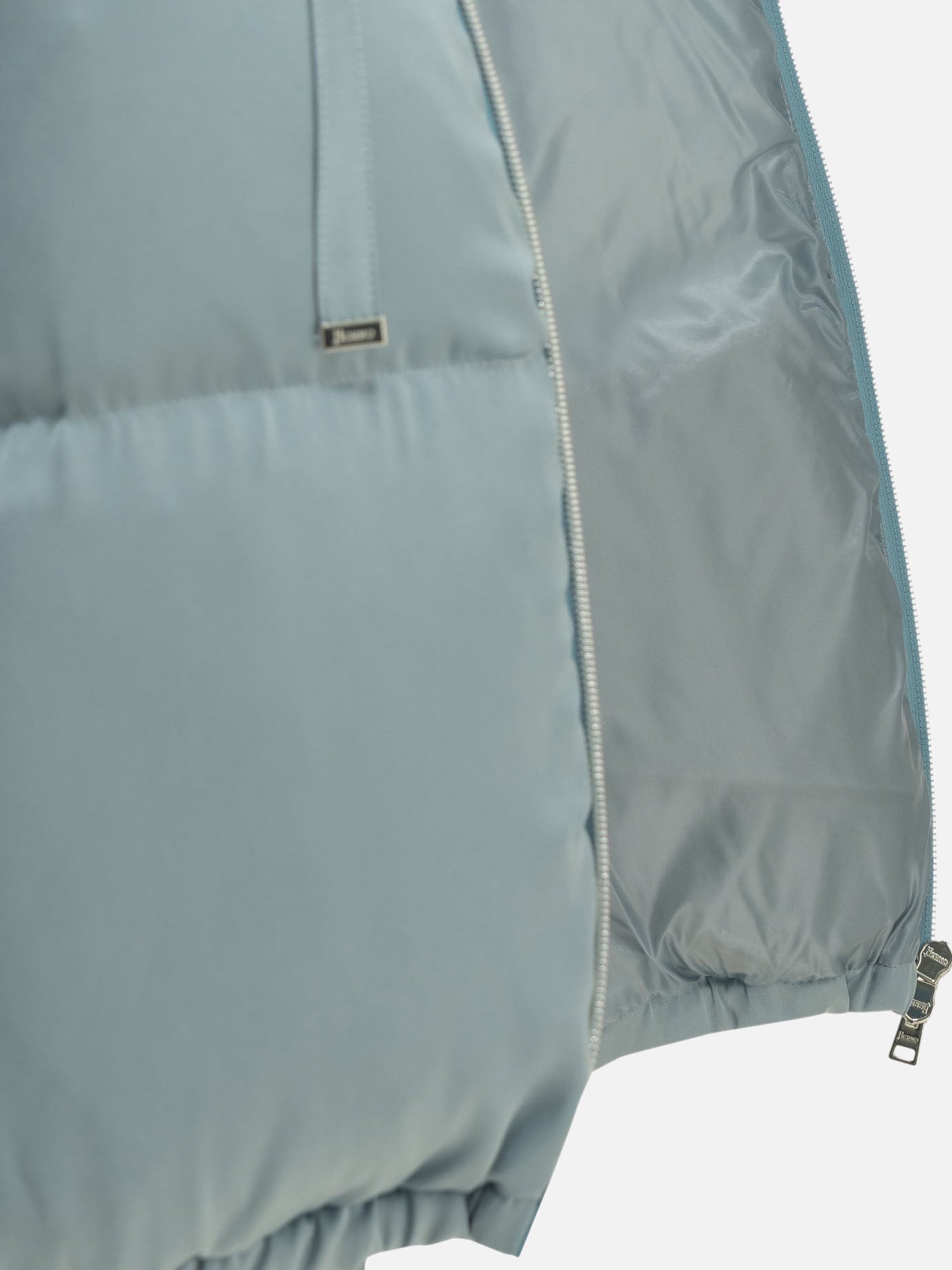 Bomber jackets Solid colour Light blue - Herno Women | PDP | VIETTI Online Store | Zoom-Modal_6
