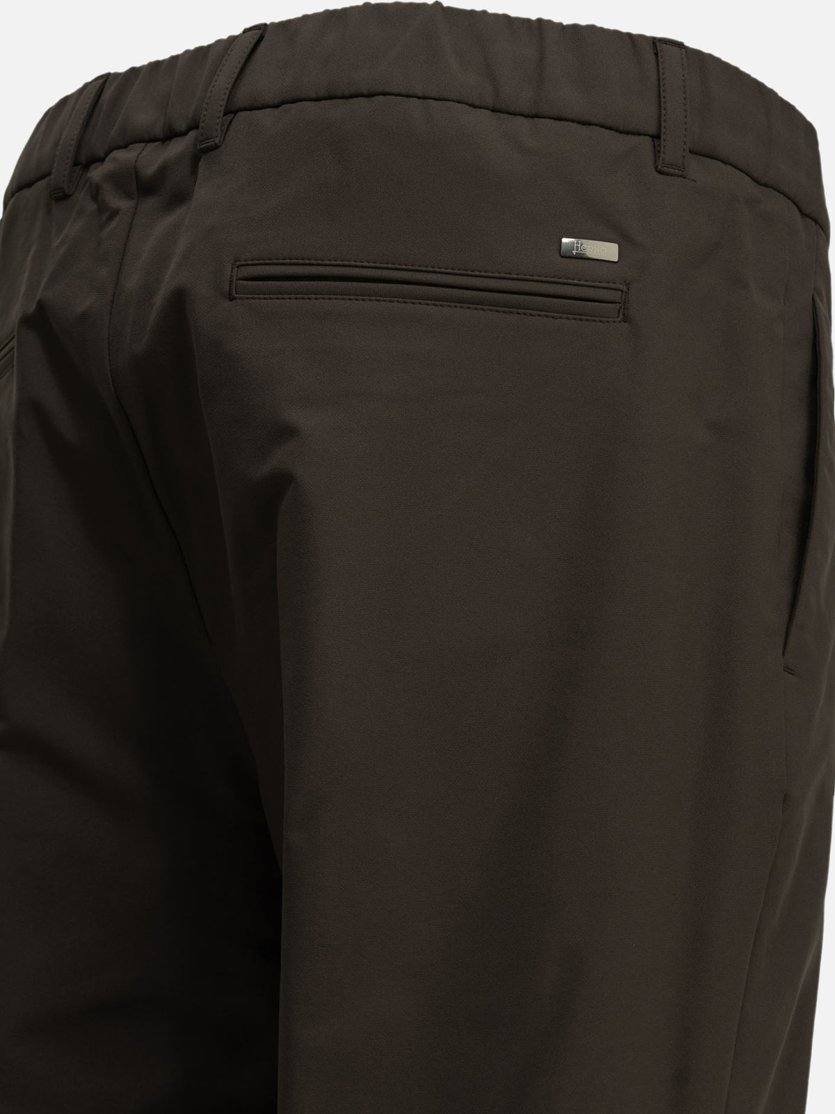 Herno Casual drawstring pants Brown