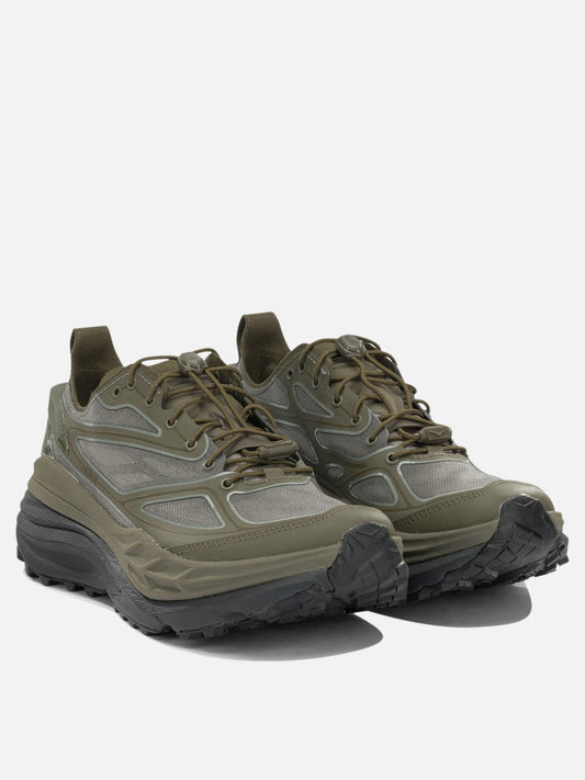 Hoka "Stinson One7" Low-Top Sneakers Green