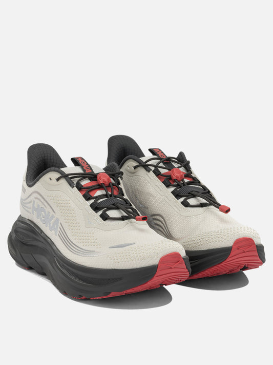 Hoka "Clifton 11 GTX" Low-Top Sneakers Grey