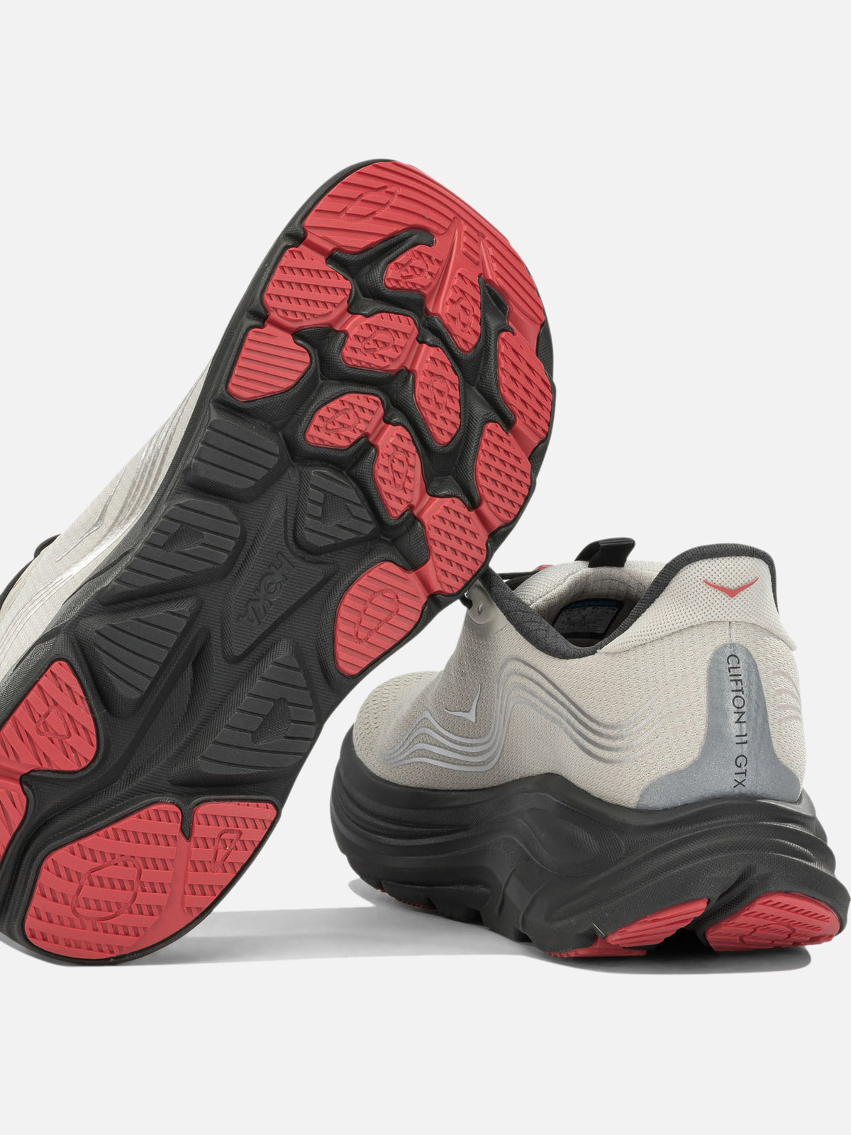 Hoka "Clifton 11 GTX" Low-Top Sneakers Grey