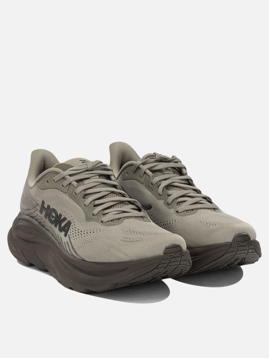 Hoka "Clifton UTL" Low-Top Sneakers Grey