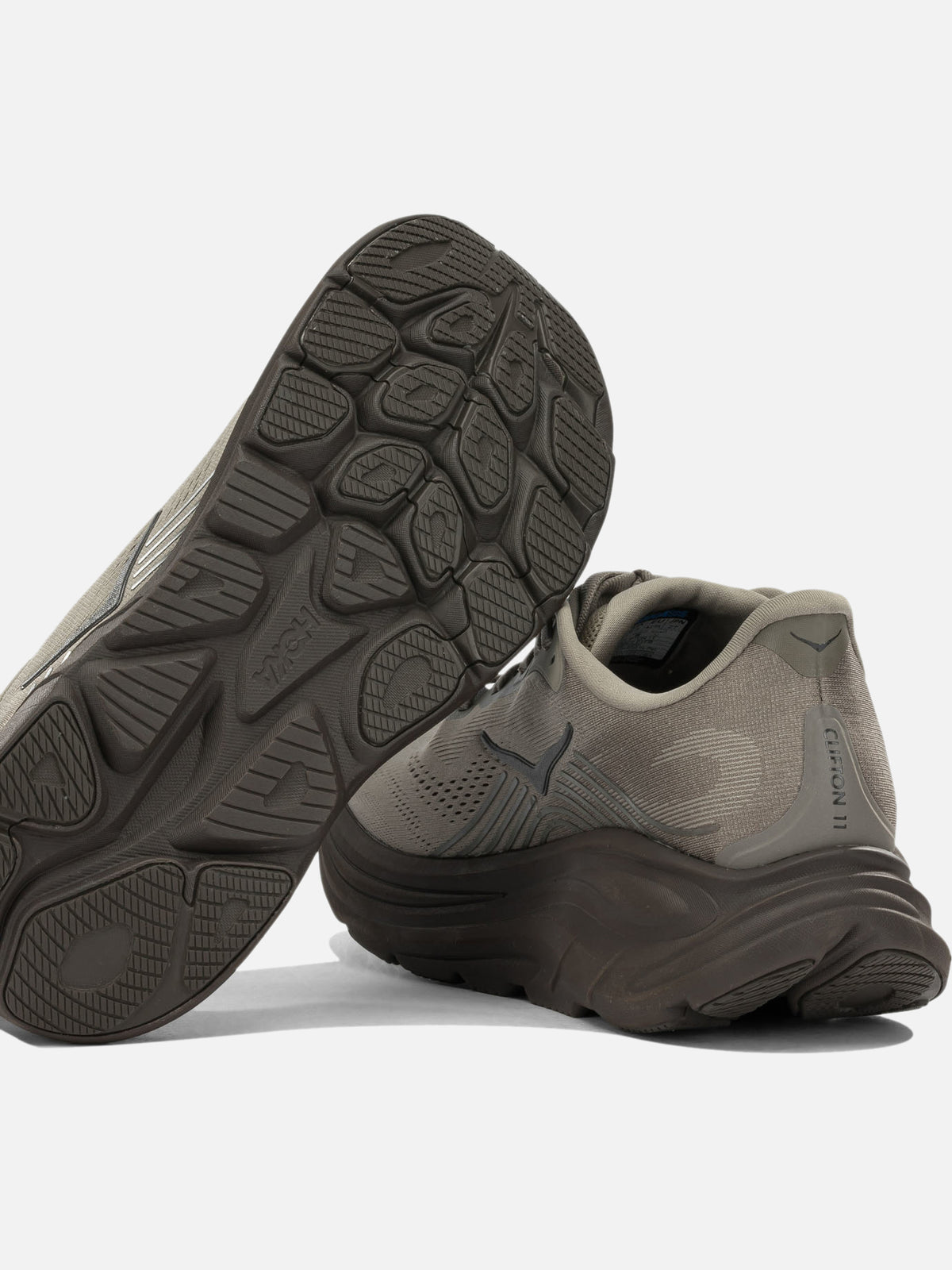 Hoka "Clifton UTL" Low-Top Sneakers Grey