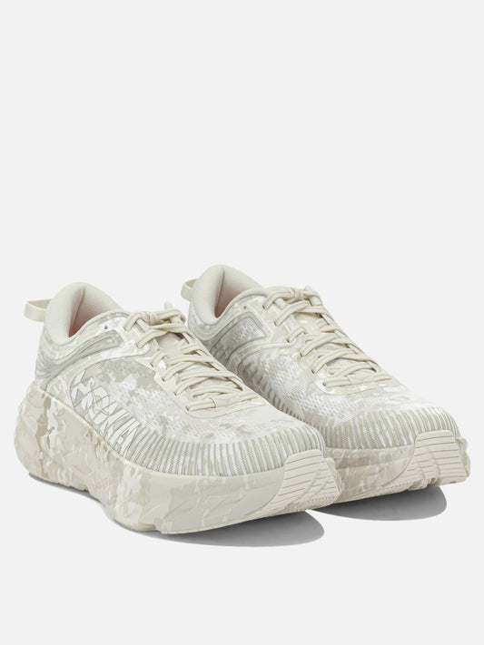 Hoka "Bondi 7 Beams" Low-Top Sneakers Beige
