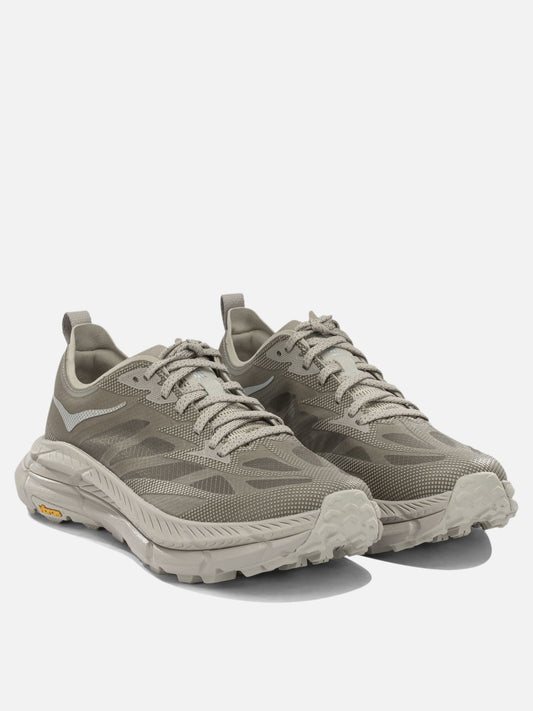 Hoka "Mafate Speed 4 Lite" Low-Top Sneakers Beige