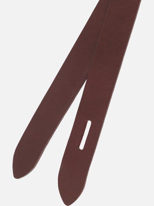 Leather belts 100% cow leather Bordeaux - Isabel Marant Women | PLP | VIETTI Online Store | 2
