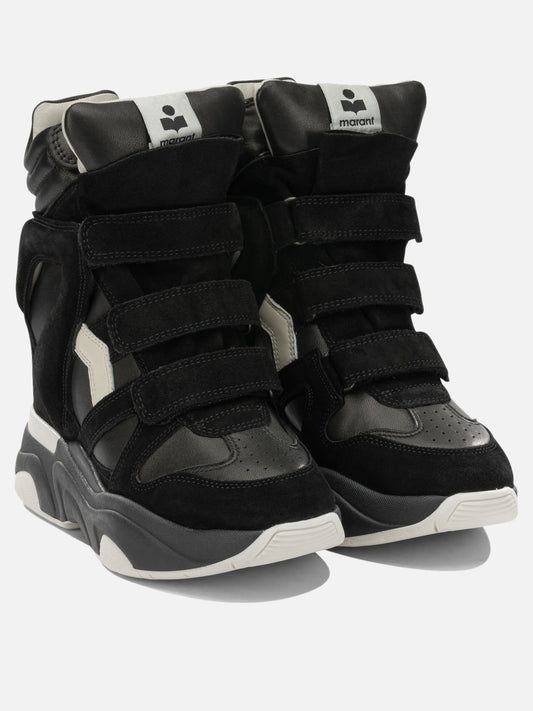 High top sneakers 100% cow leather - 100% rubber Black - Isabel Marant Women | PLP | VIETTI Online Store | 2