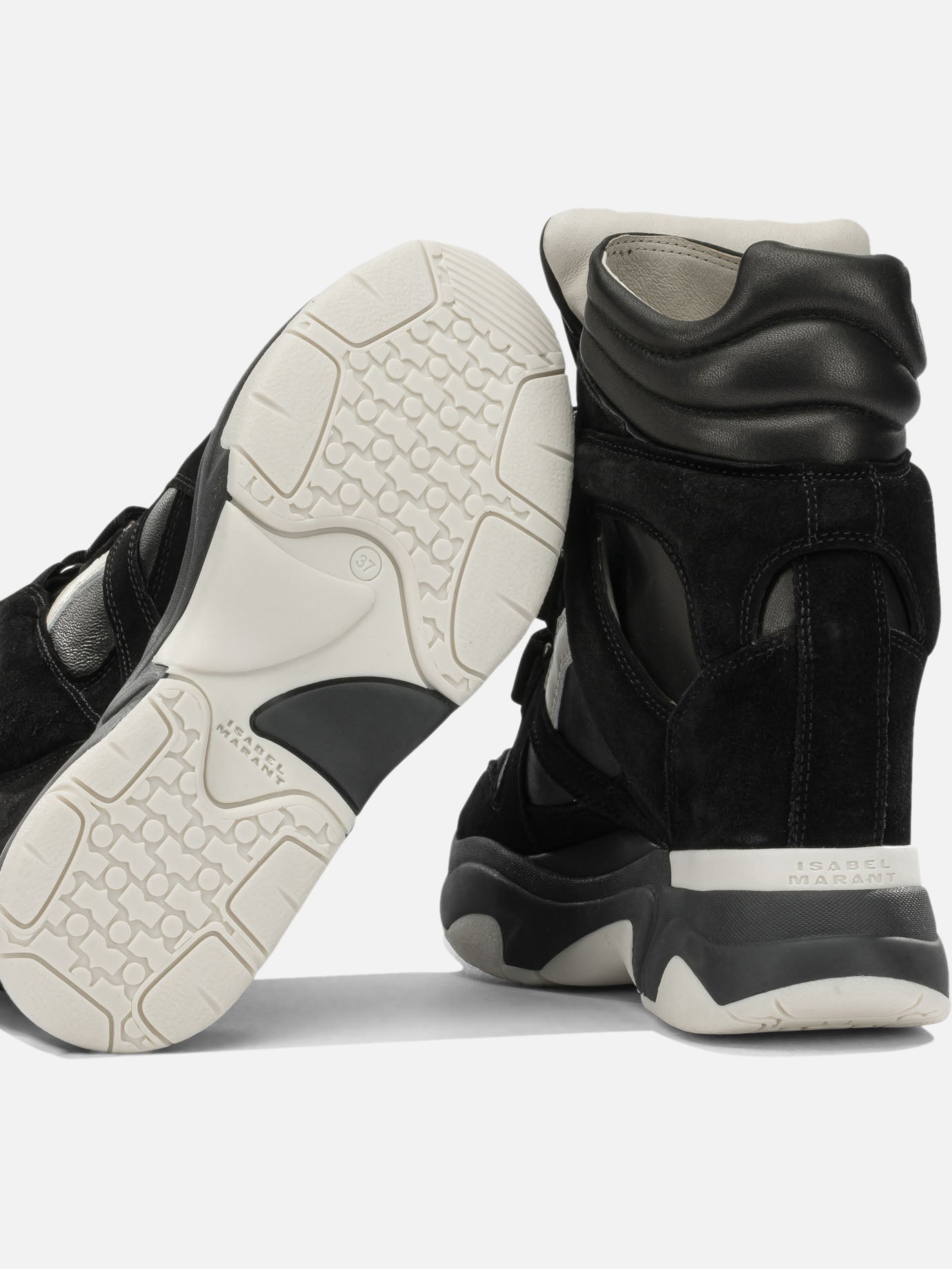 High top sneakers 100% cow leather - 100% rubber Black - Isabel Marant Women | PDP | VIETTI Online Store | Zoom-Modal_5