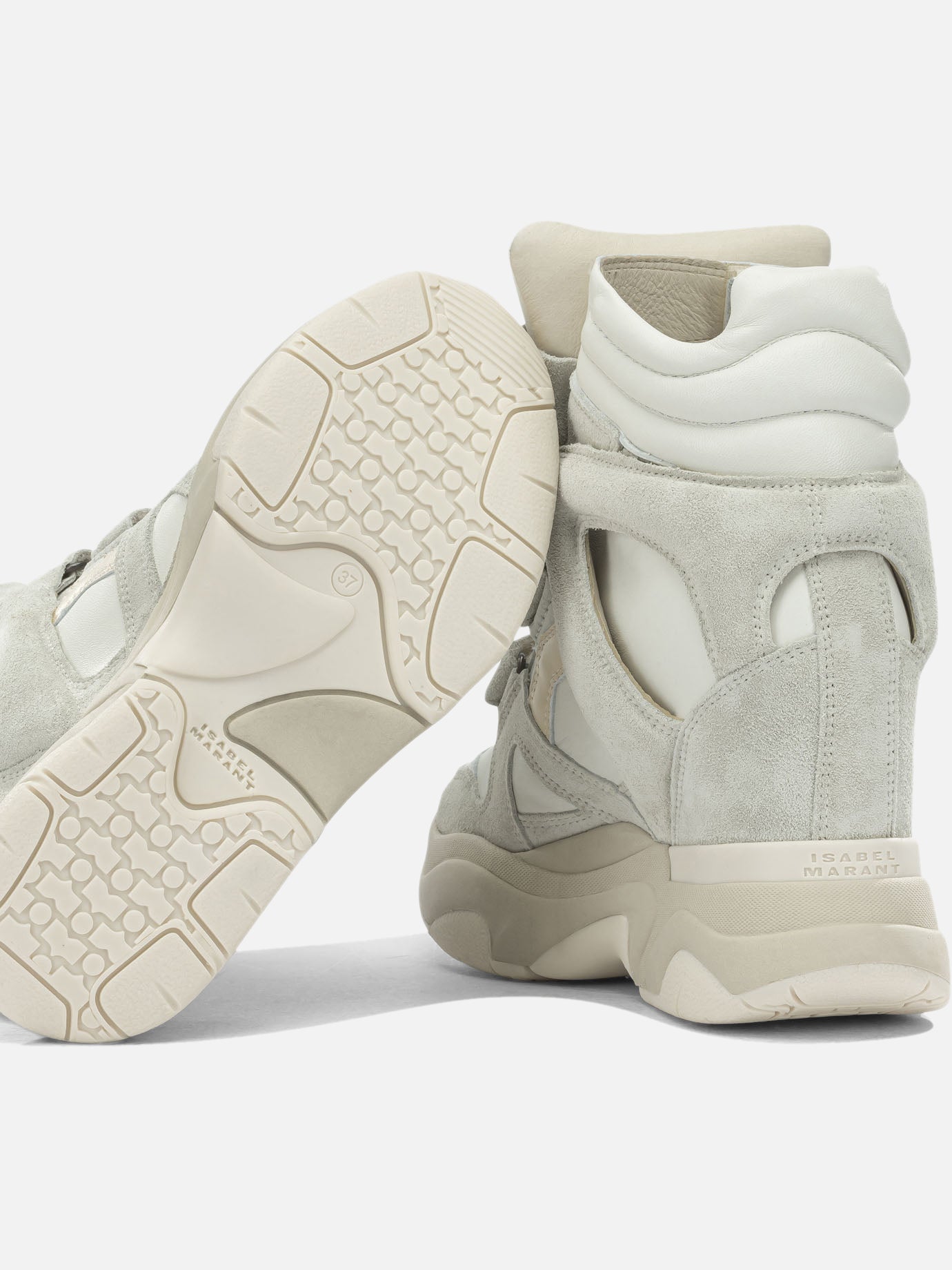 Sneaker alte 100% cow leather - 100% rubber Bianco - Isabel Marant Donna | PDP | VIETTI Online Store | Zoom-Modal_5