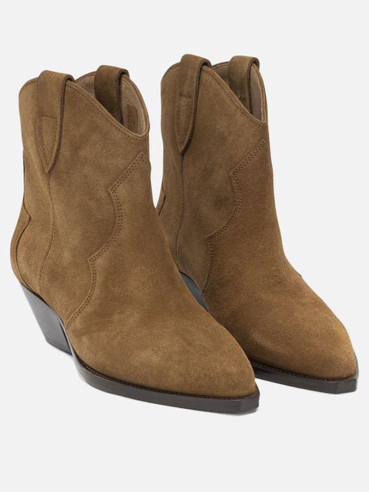 Cowboy 100% calf suede - 100% cow leather Brown - Isabel Marant Women | PLP | VIETTI Online Store | 2