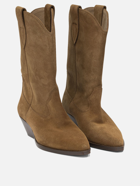 Cowboy 100% calf suede - 100% cow leather Brown - Isabel Marant Women | PLP | VIETTI Online Store | 2