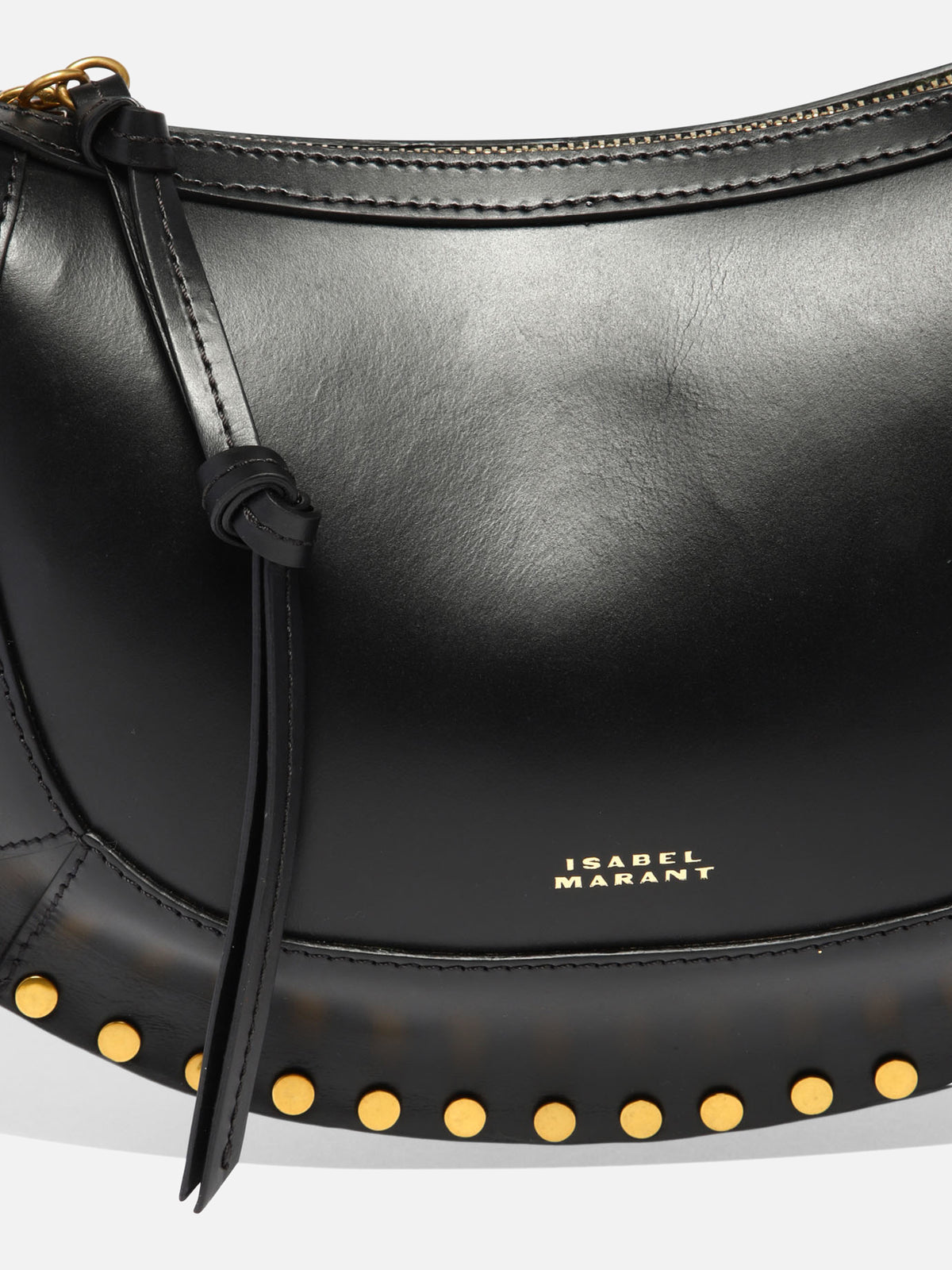 Isabel Marant "Oskan Moon" small shoulder bag Black
