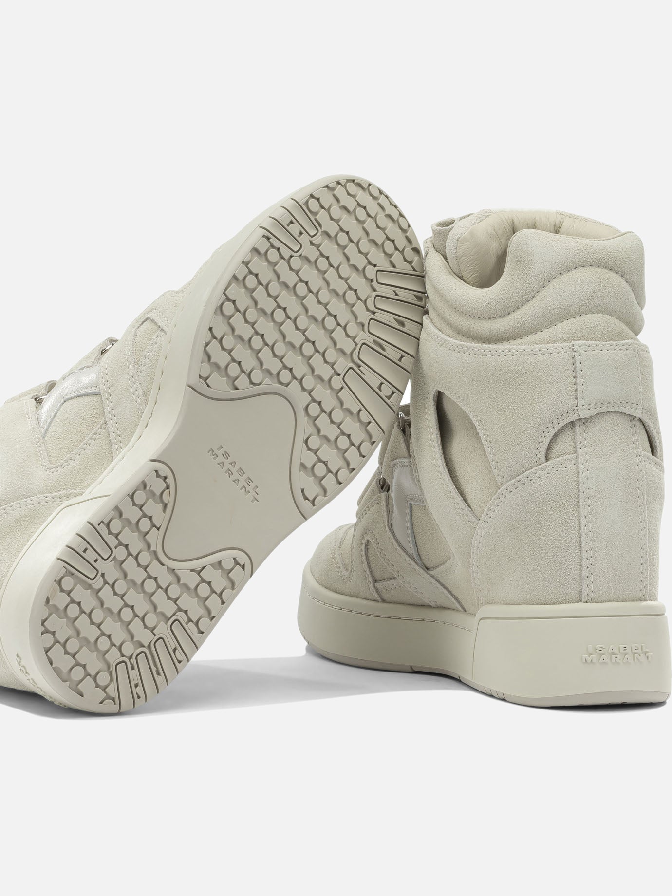 High top sneakers 100% cow leather - 100% rubber Beige - Isabel Marant Women | PDP | VIETTI Online Store | Zoom-Modal_5