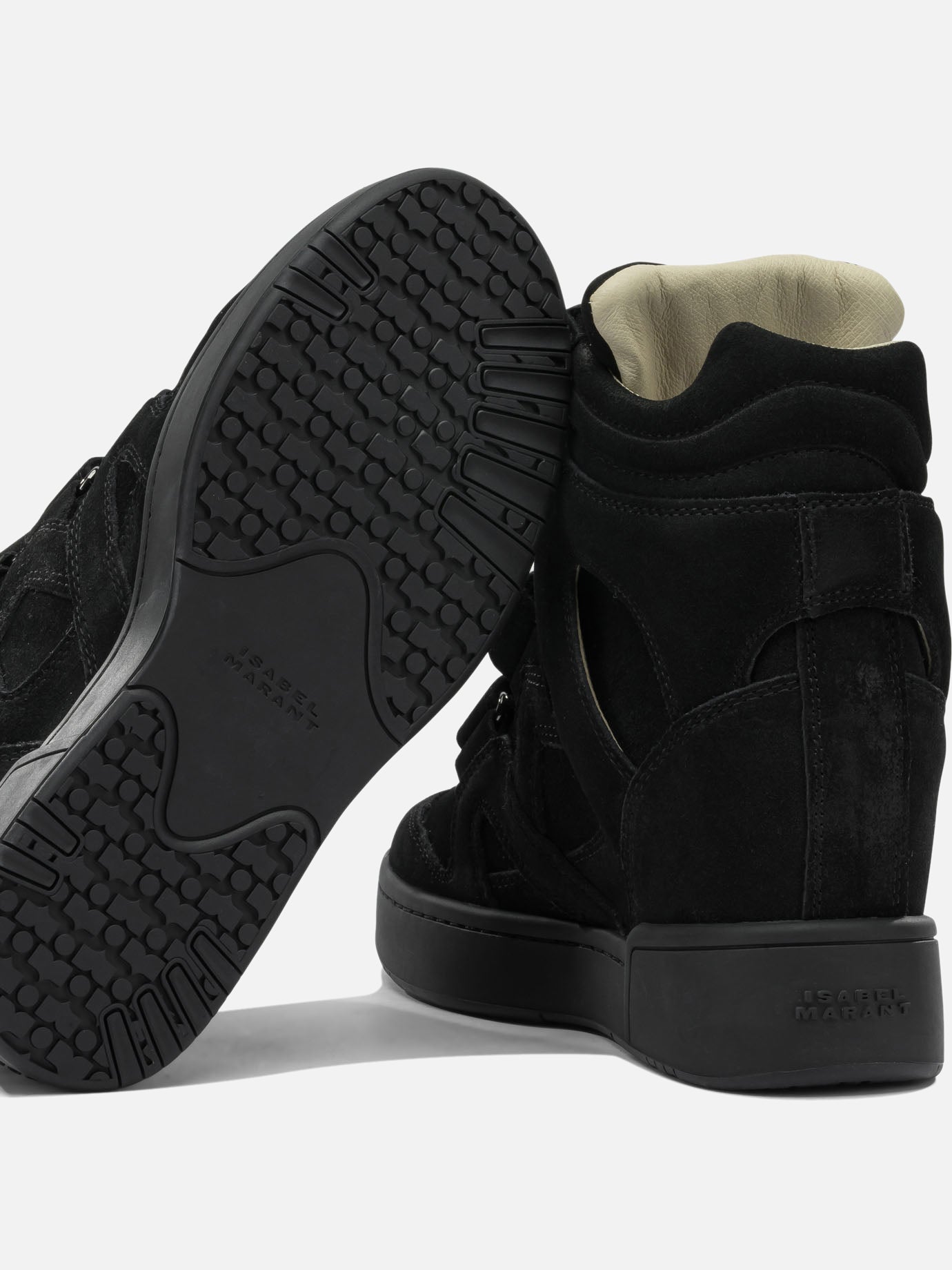 High top sneakers 100% cow leather - 100% rubber Black - Isabel Marant Women | PDP | VIETTI Online Store | Zoom-Modal_5