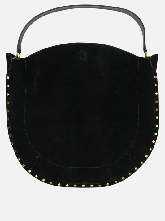 Medium bags 100% calf suede - Lining: 100% cotton - Other fabric: 100% cow leather Black - Isabel Marant Women | PLP | VIETTI Online Store | 2