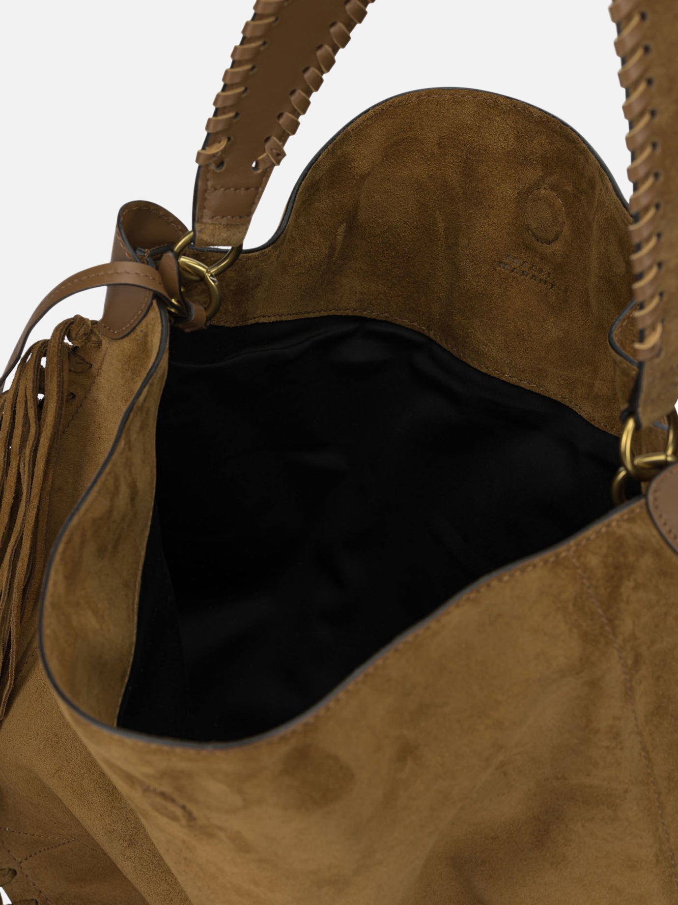 Medium bags 100% calf suede - Lining: 100% cotton - Other fabric: 100% cow leather Brown - Isabel Marant Women | PDP | VIETTI Online Store | Zoom-Modal_5