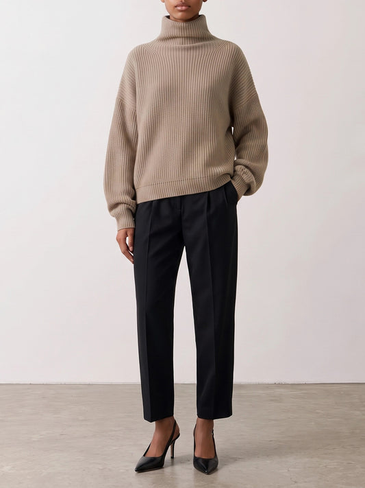 Turtleneck sweaters Solid colour Beige - Isabel Marant Women | PLP | VIETTI Online Store | 2
