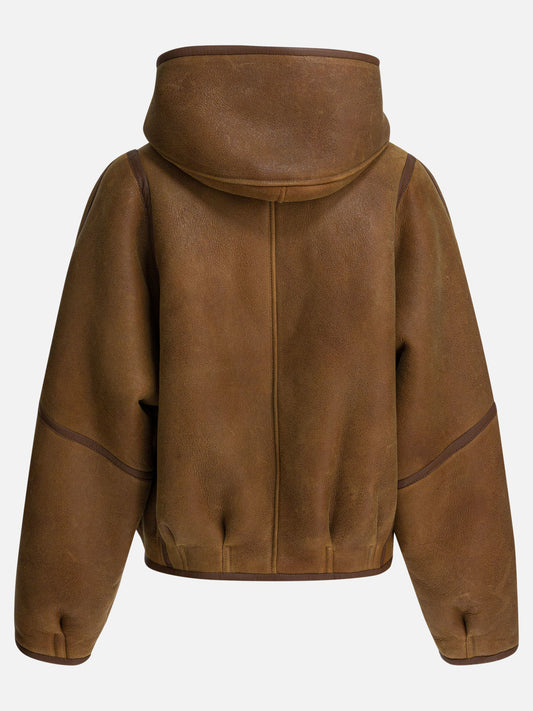 Shearling jackets Solid colour Brown - Isabel Marant Women | PLP | VIETTI Online Store | 2