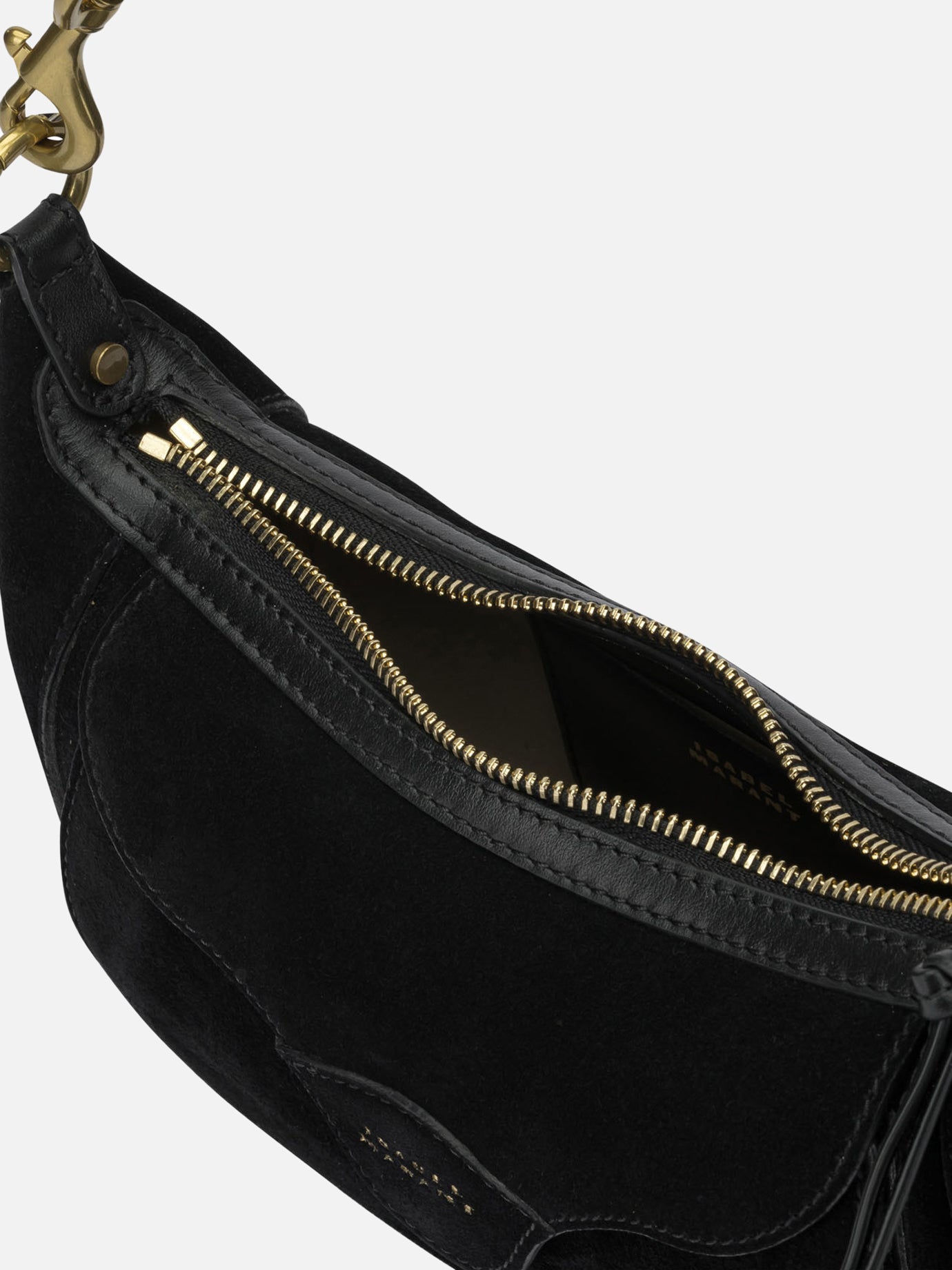 Small bags 100% calf suede - Lining: 60% polyamide 40% polyurethane - Other fabric: 100% cow leather Black - Isabel Marant Women | PDP | VIETTI Online Store | Zoom-Modal_5