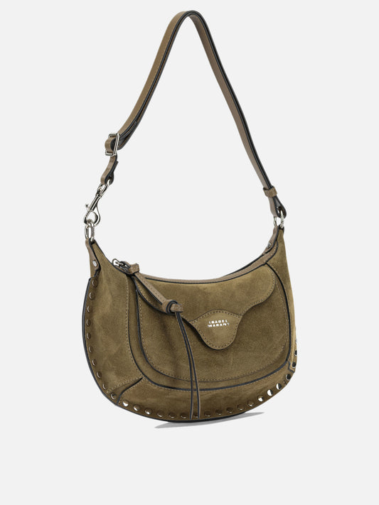Small bags 100% calf suede - Lining: 60% polyamide 40% polyurethane - Other fabric: 100% cow leather Brown - Isabel Marant Women | PDP | VIETTI Online Store | 2