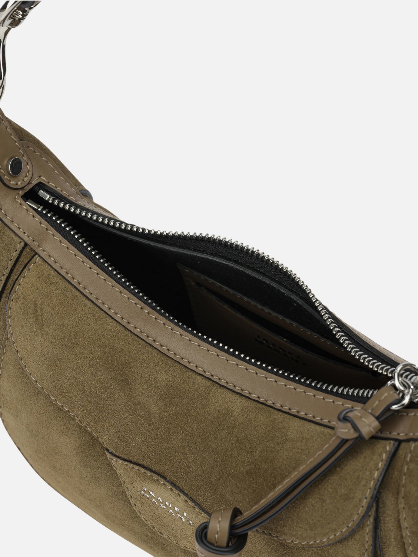 Small bags 100% calf suede - Lining: 60% polyamide 40% polyurethane - Other fabric: 100% cow leather Brown - Isabel Marant Women | PDP | VIETTI Online Store | Zoom-Modal_5