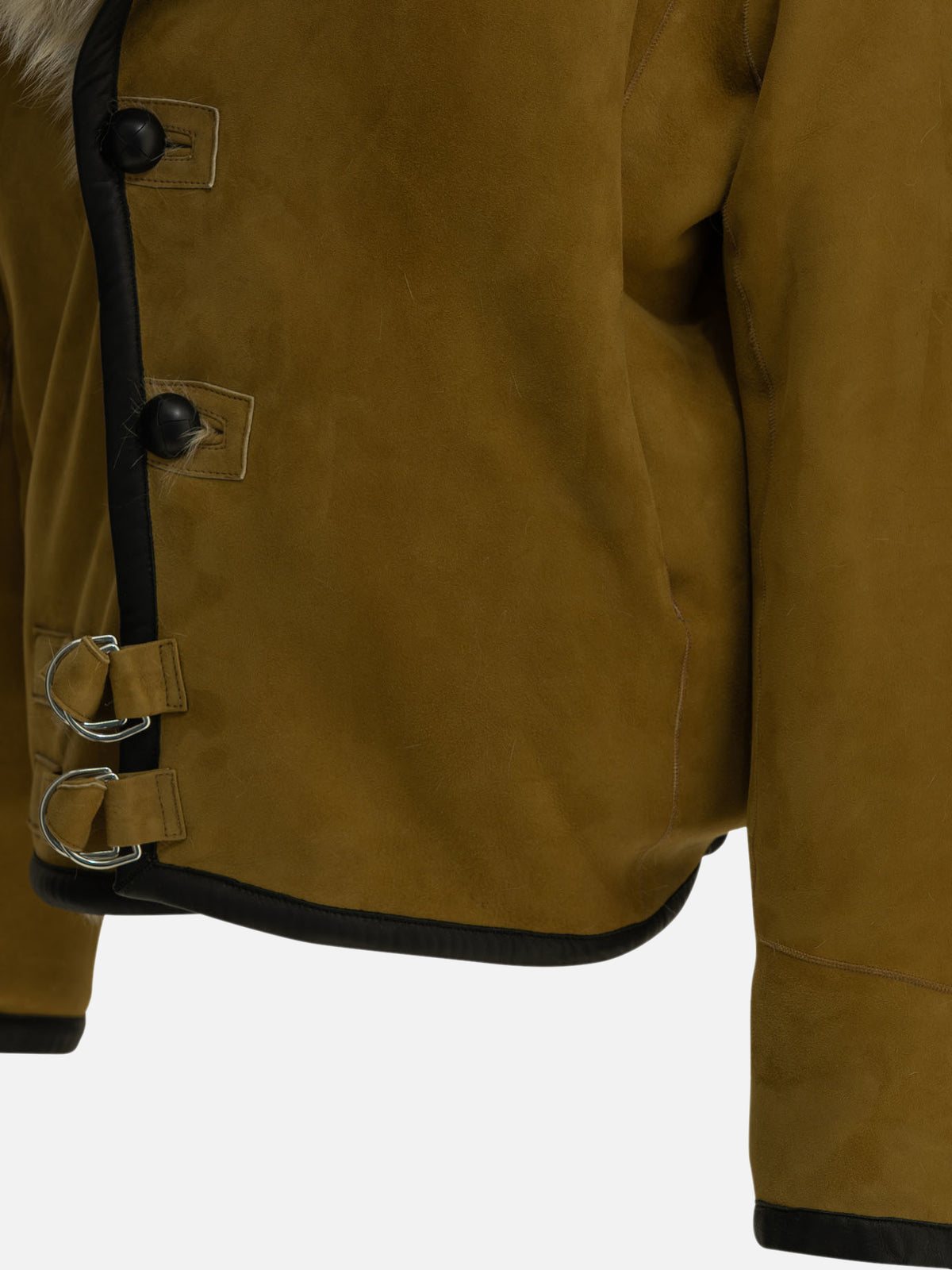 Isabel Marant "Roama" Shearling Jacket Beige