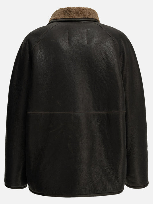 Isabel Marant "Camber" Shearling Jacket Brown