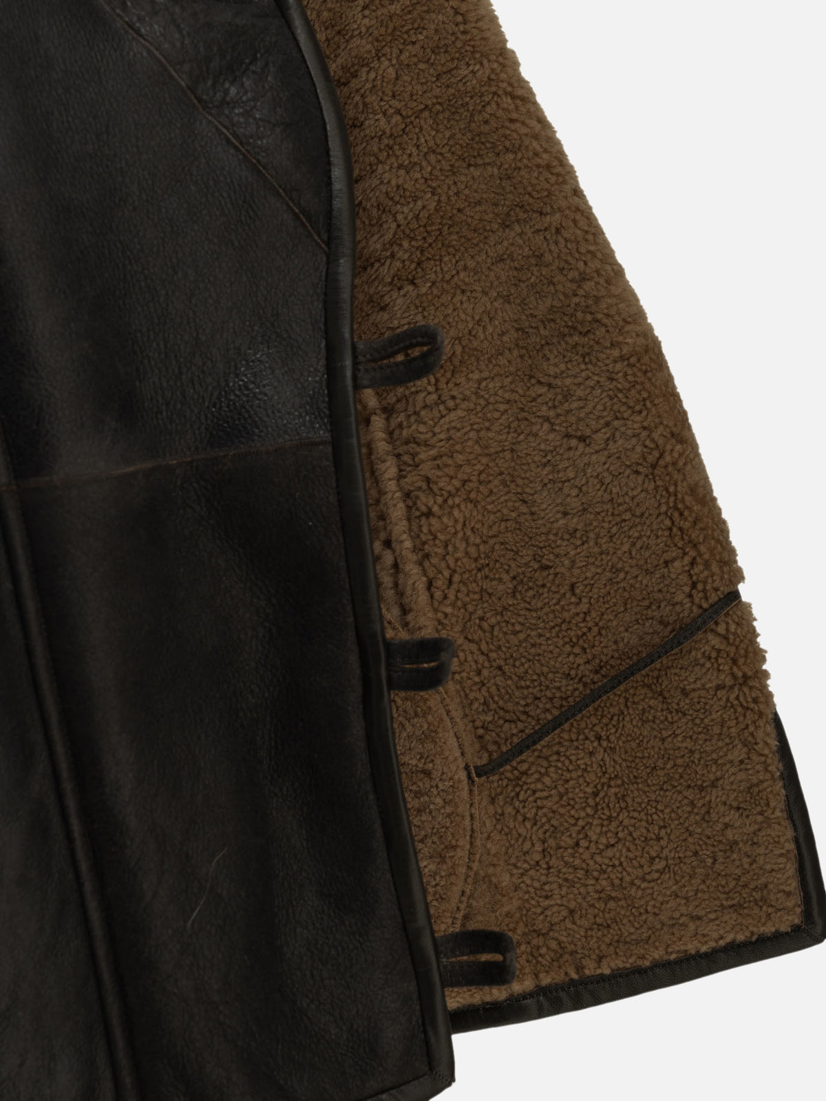 Isabel Marant "Camber" Shearling Jacket Brown