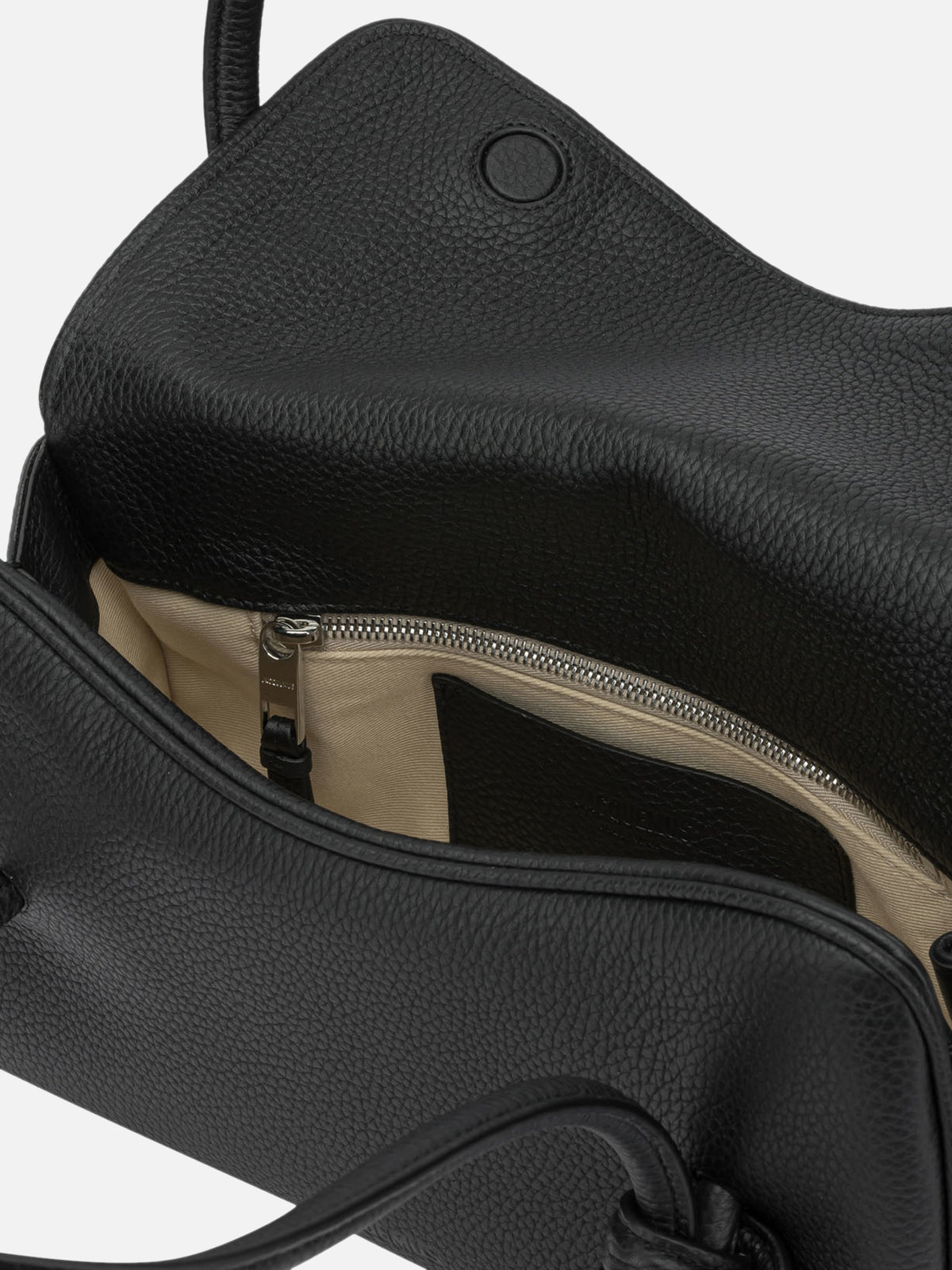 Jacquemus "Le Long Turismo" Medium Shoulder Bag Black