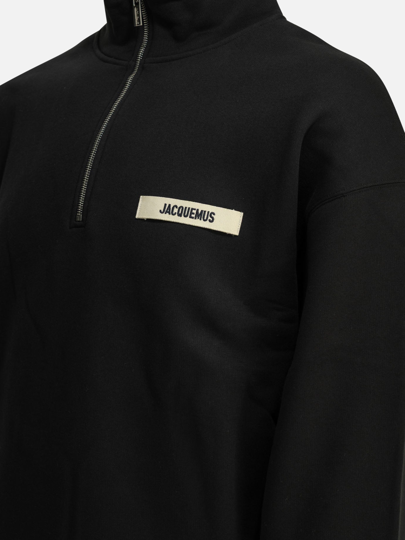 Half zip sweatshirts Logo Black - Jacquemus Men | PDP | VIETTI Online Store | Zoom-Modal_4