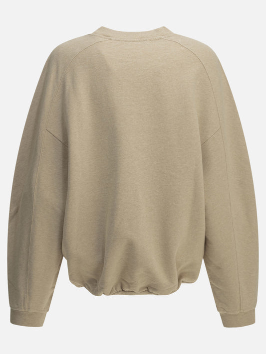 Jacquemus "Le Sweatshirt Montaigne" Crew-Neck Sweatshirt Beige