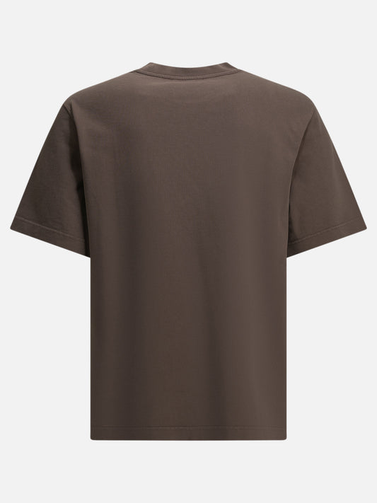 T-shirt girocollo Logo Marrone - Jacquemus Uomo | PDP | VIETTI Online Store | 2