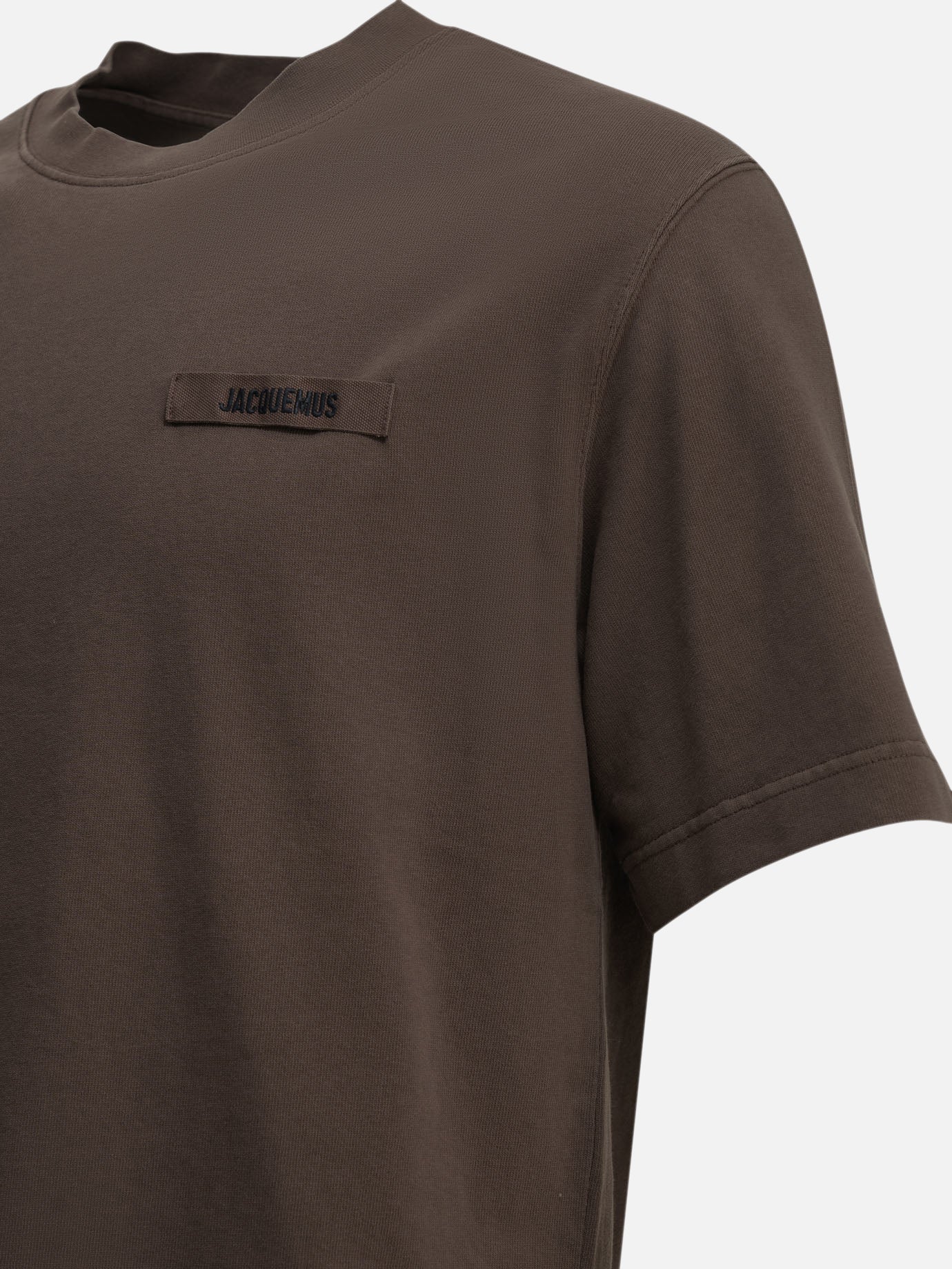Crewneck t-shirts Logo Brown - Jacquemus Men | PDP | VIETTI Online Store | Zoom-Modal_4
